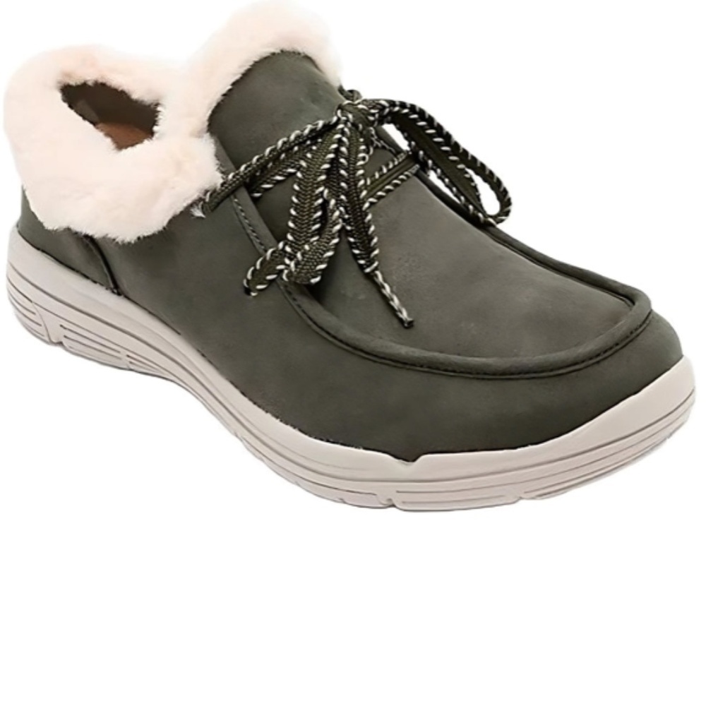 Ryka Water-Repellent Lace-Up Cozy Ankle Boots - Avid